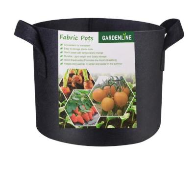 China Durable Durable 7 Gallon Grow Bags Plant Heavy Duty Thickened Nonwoven Fabric Pots With Handles for sale