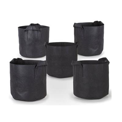 China Modern modern fabric flower pot or planting pot1,2,3,5,10,15,20,25 gallon plant grow pot/geotextile fabric bag for sale