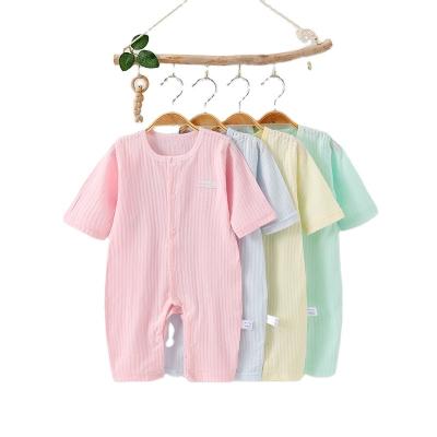 China 100% Spring And Autumn Newborn Outdoor Clothes Long Sleeve Cotton Baby Clothes Rising Romper for sale