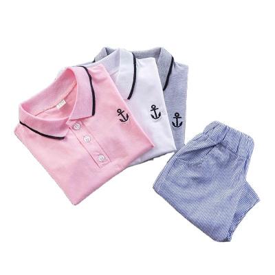 China Casual children's suit summer clothes boy's short-sleeved T-shirt baby clothes Korean children's clothing set for sale