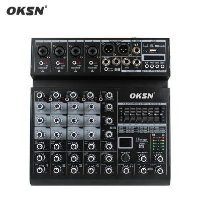 China Hot Selling Na 6 Channel Cheap Sound Mixer Console Mixing Audio for sale