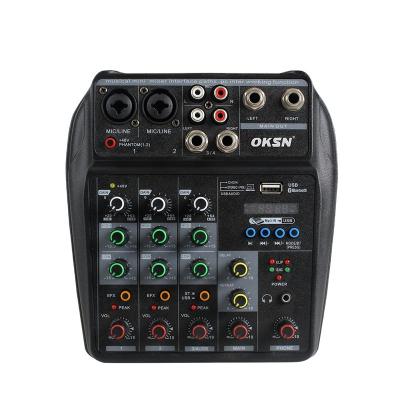 China Hot Selling NA Mini 4 Channel Usb Interface Streaming PC Audio Mixer for sale