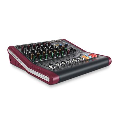 China NA Wholesale Customized Good Quality 6 Channels Sound DJ Mixer Mixer Professional Audio Mixing Console for sale