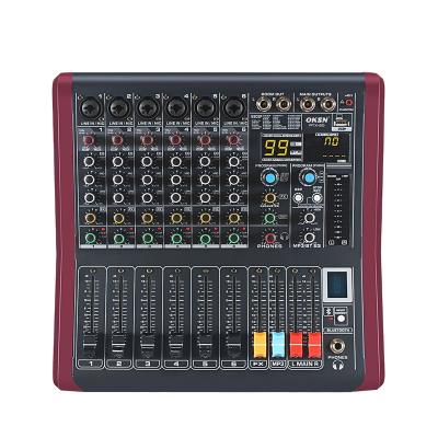 China Na 6 Channels Professional Record Music Mixer Console Audio for sale