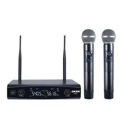 China Professional Handheld Microphone UHF Wireless Multi-channel Professional Microphone Mic System for sale