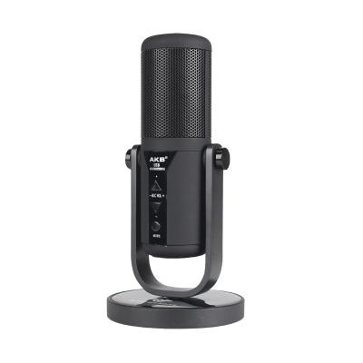 China Cardioid USB Microphone Broadcast Streaming MIC for Podcasting Professional Condenser Microphone Studio Desktop Recording for sale