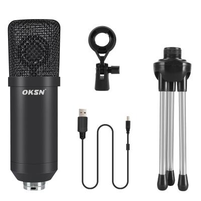 China USB Microphone Factory Sale Youtube Mike Studio Equipment Recording Condenser Microphone for sale