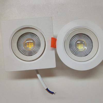 China Nordic Market Modern COB IP65 Round Light 5W 7W 9W 13W 15W Dimmable Cut-out Spot LED DownlightAluminum Recessed Down Light for sale