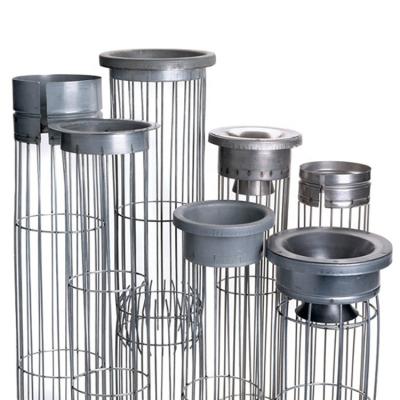 China Smooth Dust Collector Carbon Steel Filter Bag Cage for sale