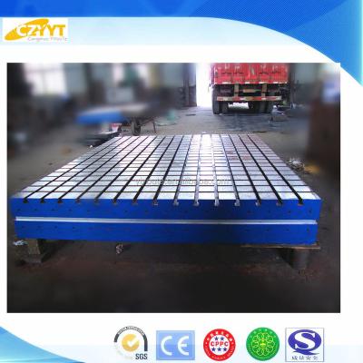 China T Slot Precision Grinding Surface Machining Part T Slots Cast Iron Winding Plates for sale