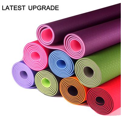 China Yoga Mat Manufacturer Natural Rubber Tape Eco Tape Yoga Mat Private Label Black for sale