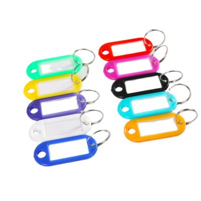 China Nice Simple Plastic Custom Metal Key Chain Multiple Shapes Fashion Key Chain For Hotel for sale