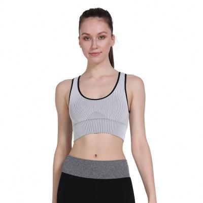 China Breathable Sports Bra High Neck Women Breathable Bra Workout Yoga Yoga High Strength Women Bra for sale