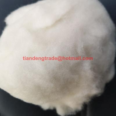 China Wholesale 100% pure wool fiber material from MENCA wool factory 100% sheep for knitting length 26-34mm and fineness 16.5-19.8mic for sale