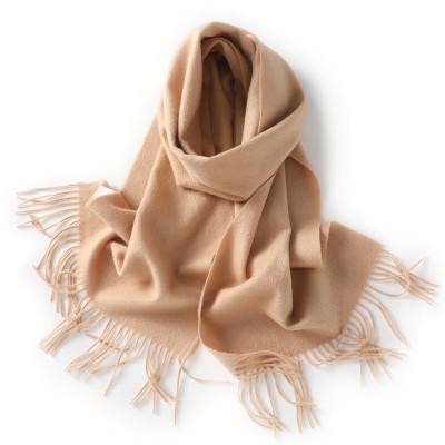 China MENCA Wholesale 200cm*35cm Long 100% Cashmere Knit Scarves For Women Winter Keep Warm Long Sheer Pashmina Scarf for sale