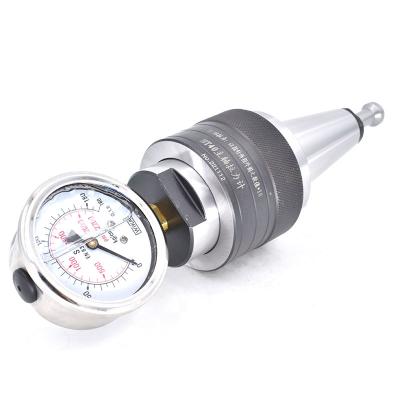 China MILLING CUTTER high precision spindle oil pressure gauge BT30 BT40 hydraulic tension meter for CNC machine ceter for sale