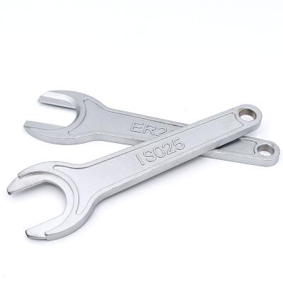 China Building material stores clamp tool spanner wrench tie nut holder clamping ISO20 ER16MS ER20MS parts holder unloading handle lathe machine part for sale