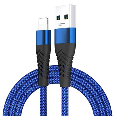 China Wholesale Best Quality Nylon Cell Phone Cable 3ft 6ft USB Charging Cables 10ft Data Cable, For Apple iPhone Charger for sale