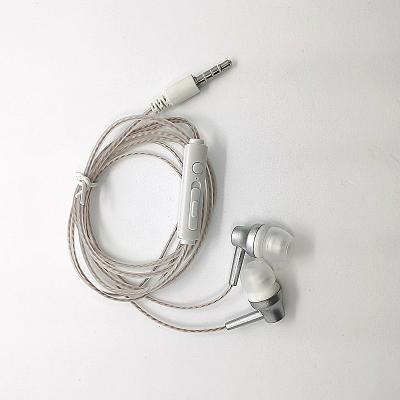 China Handsfree Earbuds Earbuds Headset Wired Earphone MIC 3.5mm Stereo Sound Handsfree Microphone Noise Canceling Headphones for sale