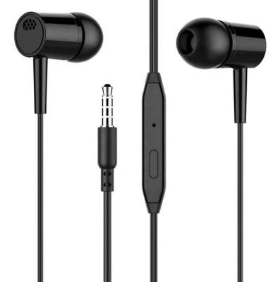 China In-ear 3.5 mm Sports Stereo Music Sound Canceling Jack Wired Headphones Headset Earphone With Microphone For Mobile Accessories for sale