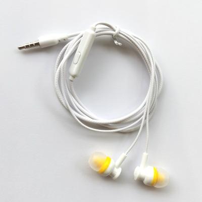 China Microphone Noise Canceling Sports Earphone Bass 3.5mm Slot Wholesale Super Cable Earbud With Microphone Hands Free for sale