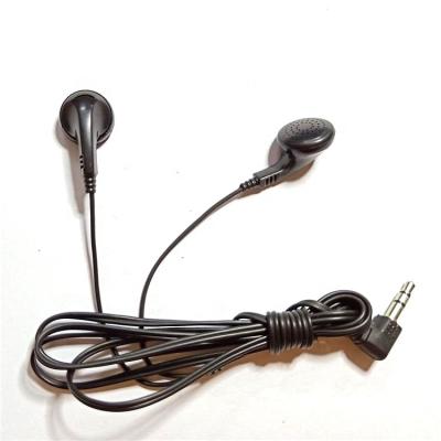 China Durable Single Use Disposable Black Earphone 1.5 Meter 3.5mm Long Cheap Jack Cable for sale