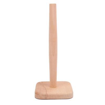 China Wholesale Farmhouse Kitchen Wooden Tissue Wrapping Roll Kitchen Paper Towel Wooden Paper Towel Holder for sale