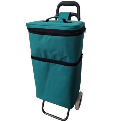 China Eco - Friendly Picnic Cooler Cart Bag With Wheels for sale