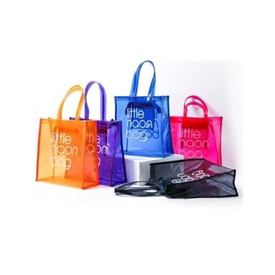 China Recyclable Custom Shopping Bag Beach Waterproof Transparent Clear Vinyl PVC Fashion Bag for sale