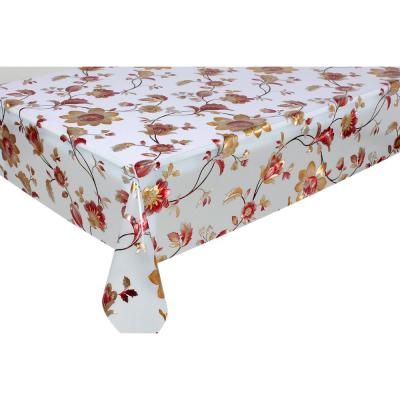 China 2019 Yiwu Shuangjie Rolls Waterproof Vivid Transparent Embossed Tablecloth for sale