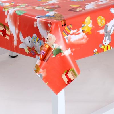 China Oilproof Christmas Design PVC Tablecloth Rolls 2022 New for sale