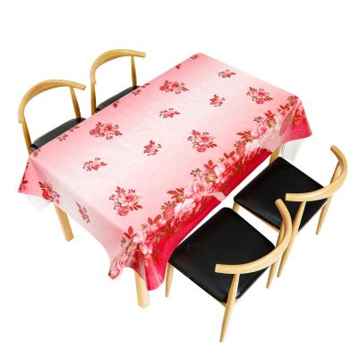 China Wholesale Oilproof Vinyl Tablecloths Custom PVC Tablecloth for sale