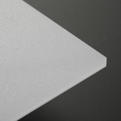 China High Efficient High Luminance 0.2J Acrylic Double Sided Frosted Impact Resistant Plastic Board Diffuser Sheet for sale