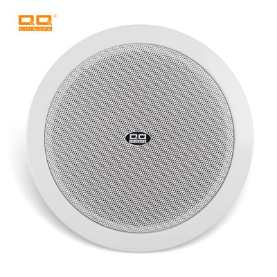 China Video Game QQCHINAPA Manufacturer OEM/ODM 8 Inch Passive PA System Ceiling Mount Speaker for sale