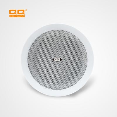 China OEM 70v 100v 6 inch 30w home theater speaker system video ceiling speaker with coaxial for sale