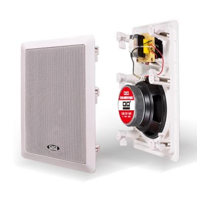 China Play Video 4 Inch 10W Rectangle Ceiling Mount Speaker With Tweeter for sale