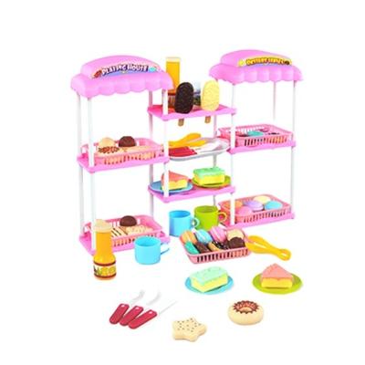 China Toy Kitchen Play Set Preschool Kitchen Toys Tea Party Placed Girls Pretend Bedroom Game for sale