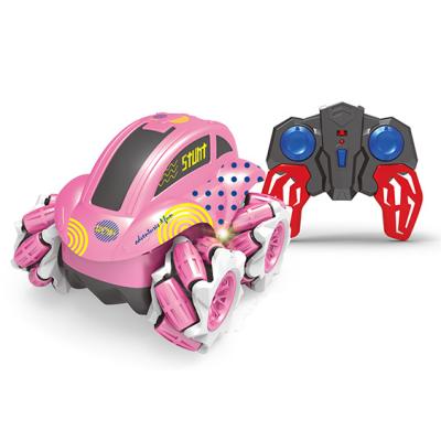 China App Controlled Gifts for Girls 5-12 Year Old 2.4 GHz Remote Control Car Stunt Rc Car Girls Rc Car Pink Color for sale