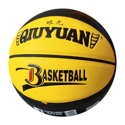 China OEM QIUYAN Training Custom Indoor Outdoor Ball Reasonable Price PU Logo Printing PU Reduced Order Basketball à venda