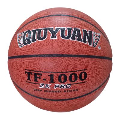 China Custom Abrasion Proof PU Abrasion Proof Basketball Sports Ball Logo Printing Sports Equipment Ball Basketball Training Match Baloncesto zu verkaufen