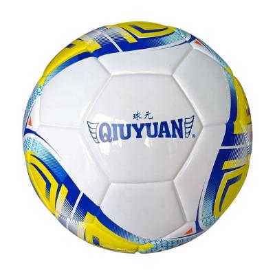 China Match.training.promotion Qiuyuan football soccer ball size 5 ball real custom logo thermal pasted OEM acceptable match game soccer ball PU Te koop