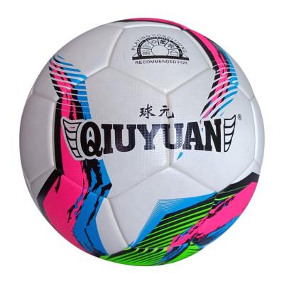 China Custom Made Match.training.promotion logo size 5 football soccer ball PU soccer ball premier league futbol seamless lace Te koop