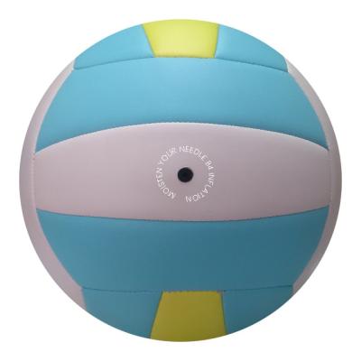 China Soft Touch OEM Design PVC Training Teaching Machine Stitched Volleyball 18 Panels Stitched Logo Customized Volleyball For Game Training Volleyball à venda