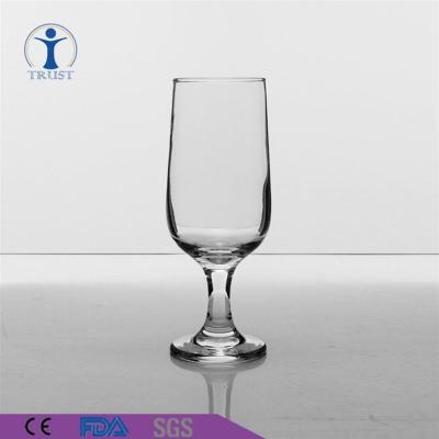 China Disposable in the current machine-made thick wall crystal tumbler Champagne glass cup for sale