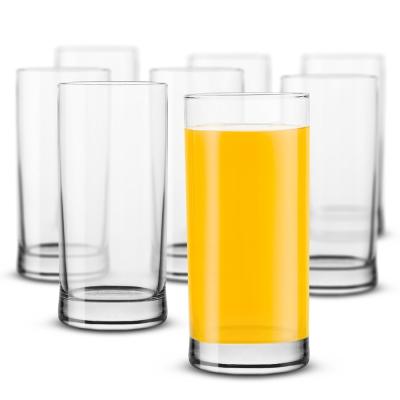 China New 16oz Classic/Postmodern Cheap Clear Ball Glass Water Tall Tall High And Slim Drinking Glass Cup for sale