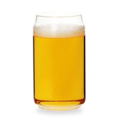 China New classic / postmodern cheap cans high quantity machine made shaped beer glass for sale