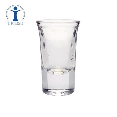 China Viable Mini Small Long Tequila Liquor 60ml Alcohol Spirits Wine Short Shot Glass 30 for sale