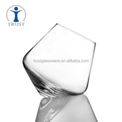 China High Quality China Factory Design Shaker Tableware Hotel Use Shaped New Hand Made Clear Wine Glass for sale