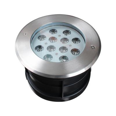 China Garden Round Inground Lamp 15W IP68 Led Outdoor Underground Light for sale