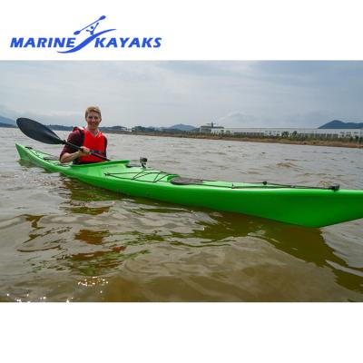 China Outdoor Tour North America Hot Sale 525Cm 1 Person Traveling Sea Kayak Single Ocean For Fishing for sale